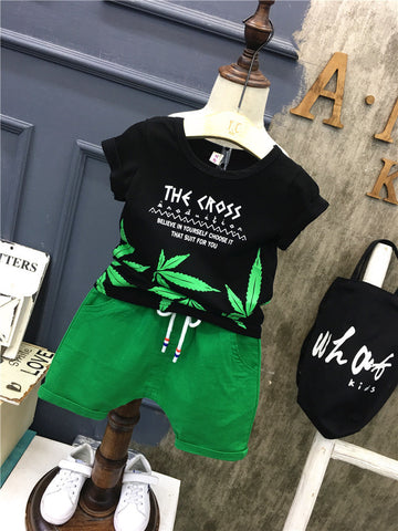 2019 Boys Spring Two Fake Clothing Sets Kids