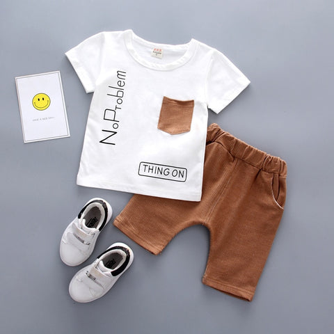 Baby Boy Clothing Set Cute Summer T-Shirt Cartoon