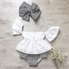 3PCS Newborn Summer 2019 Baby Girl Clothes Fashion