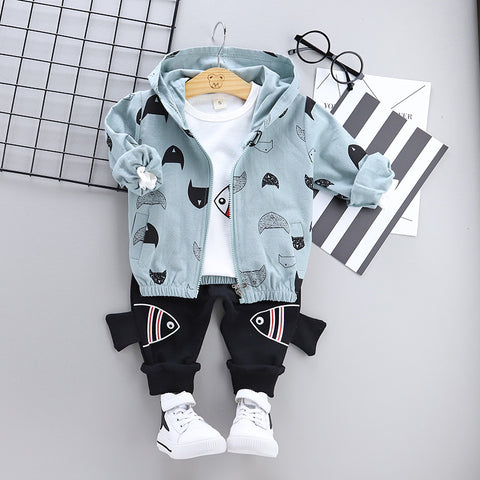2019 Spring New Children's Clothing Jacket t-shirt And Pants