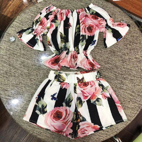 Kid Clothes Girl Summer Dress Casual Flare Sleeve Short