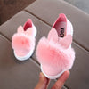 Baby Fur Shoes Girls Rabbit Ears Furry Princess