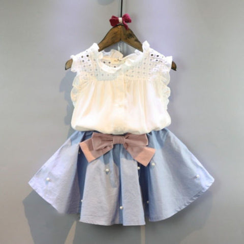 Kids Girls Clothing Sets Summer New Style Brand  Baby Girls