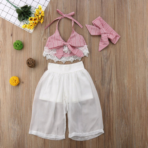 2019 Toddler Infant Baby Girl clothes Sleeveless Ruffle Tops