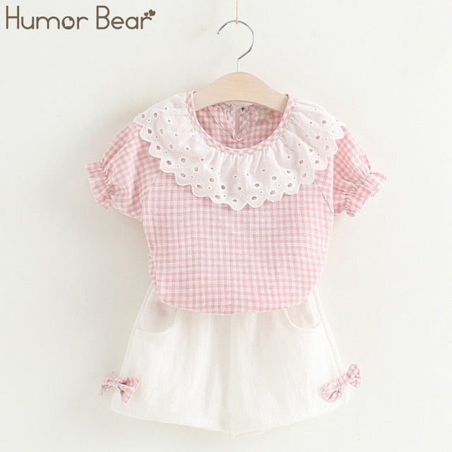 Humor Bear Baby Girl Clothes 2019 Hot Summer New Girls