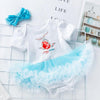 Infant Baby Girls Kids Clothes Straps Ruffle Tops