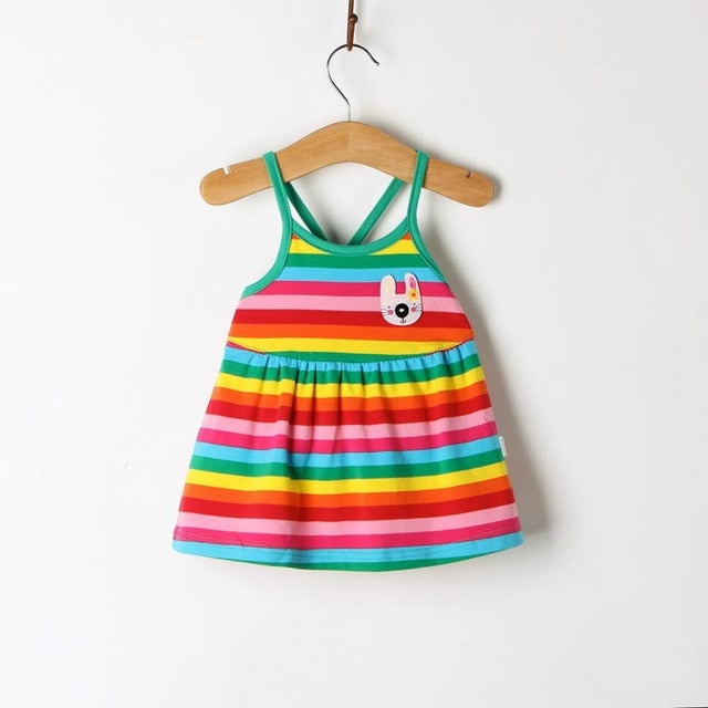 Girl Dress 2019 New Baby Dresses Pattern Print Lemon Cartoon